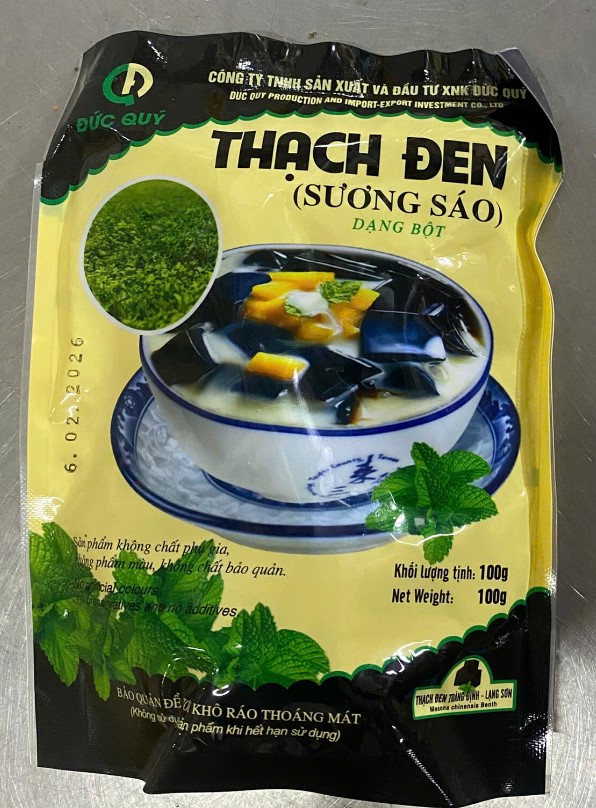 Thạch đen sương xáo Đức Quý 100g